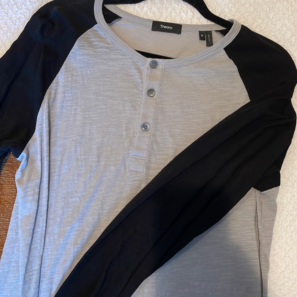 Theory henley long sleeve